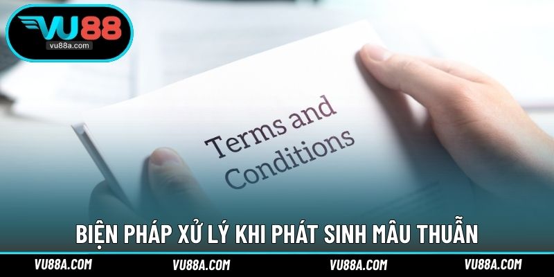 Biện pháp xử lý khi phát sinh mâu thuẫn