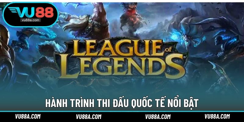 Hành trình thi đấu quốc tế nổi bật